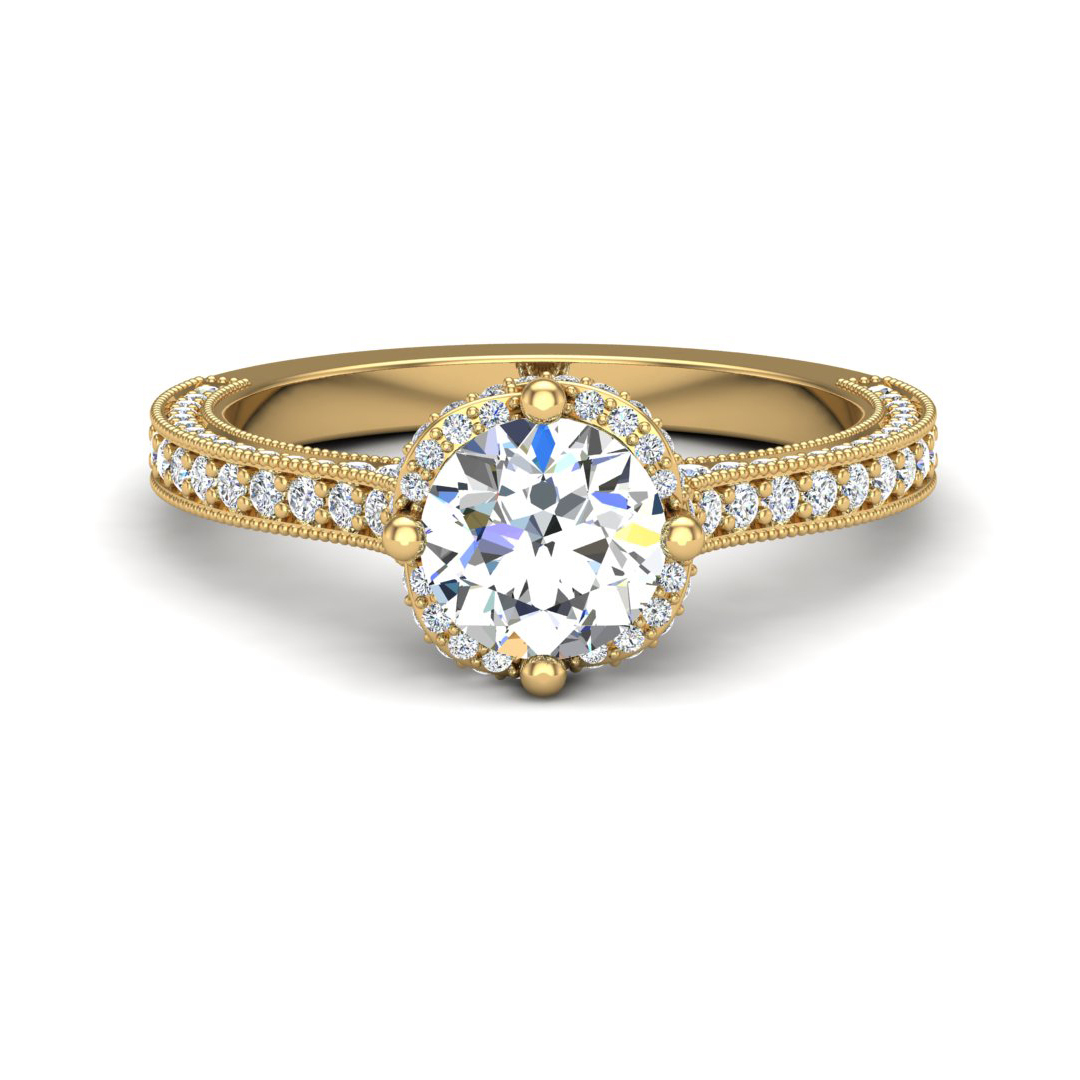 Tessa Halo Engagement Ring